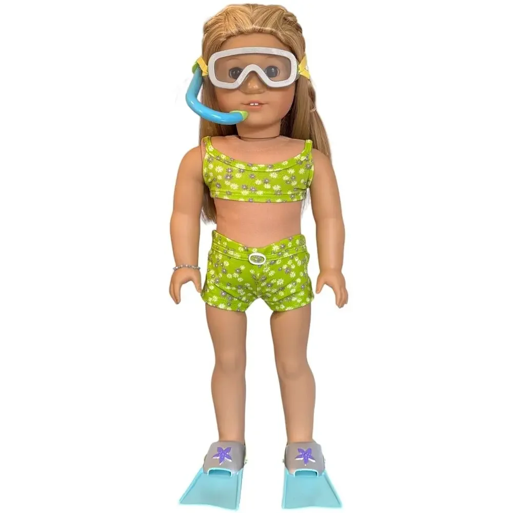 American Girl Kailey Hopkins in Box with Meet Outfit & Swim Accessories